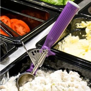 Vollrath 47147 Jacob's Pide Purple Thumb Press Disher